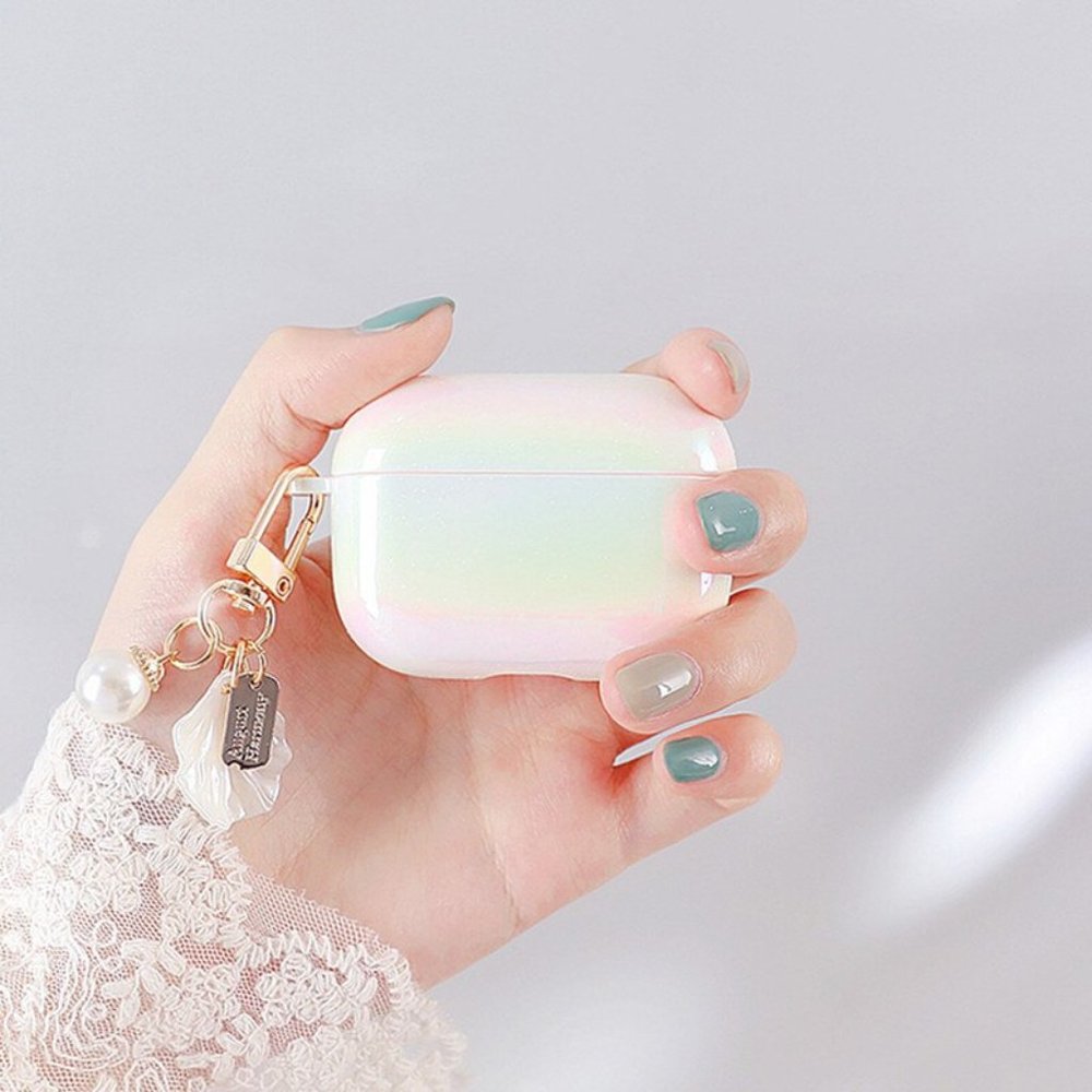 NEW Shell Hard Apple Airpods 1 2 Pro Keychain case - Picture 2 of 8